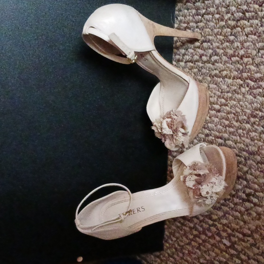 Nude high heels